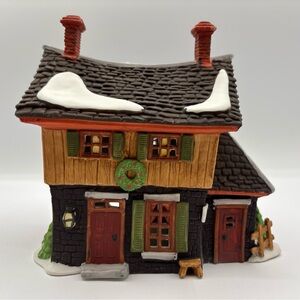 Department 56 1990 HVC NEVS Sleepy Hallow Ichabod Crane’s Cottage 5954-4 Retired